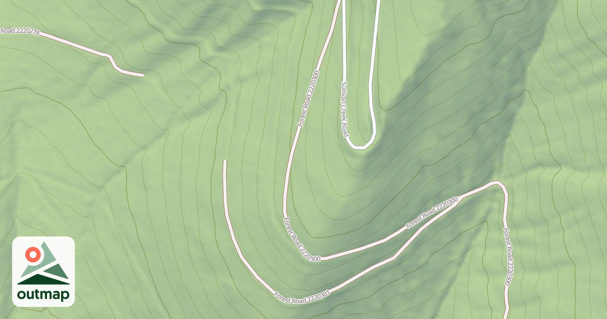Map of USFS Motor Vehicle Use Map Roads {A94E1B61-3083-45F1-BFC3-F9F234D16980}