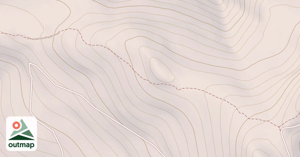 Map of Old Baldy