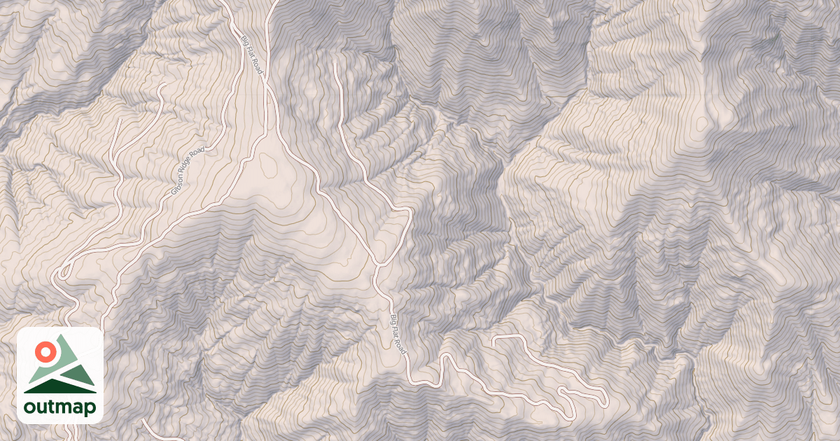 Map of BIG FLAT