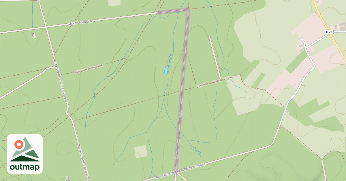 Map of Route Tournante
