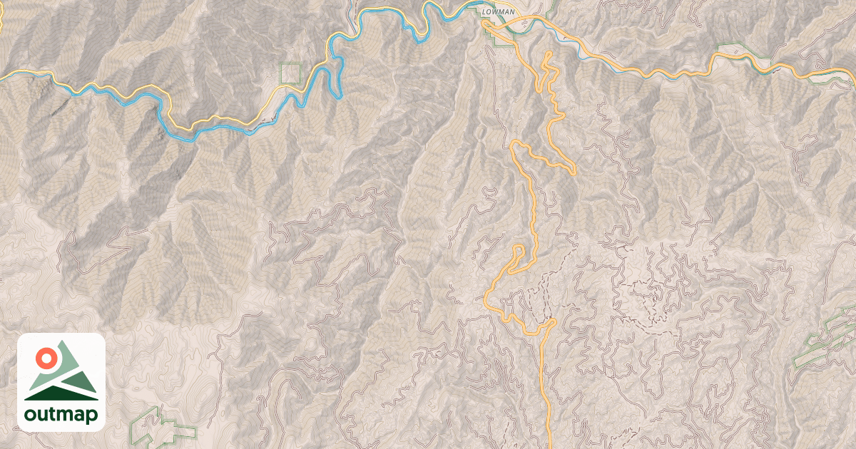 Map of Edna/rock Creek