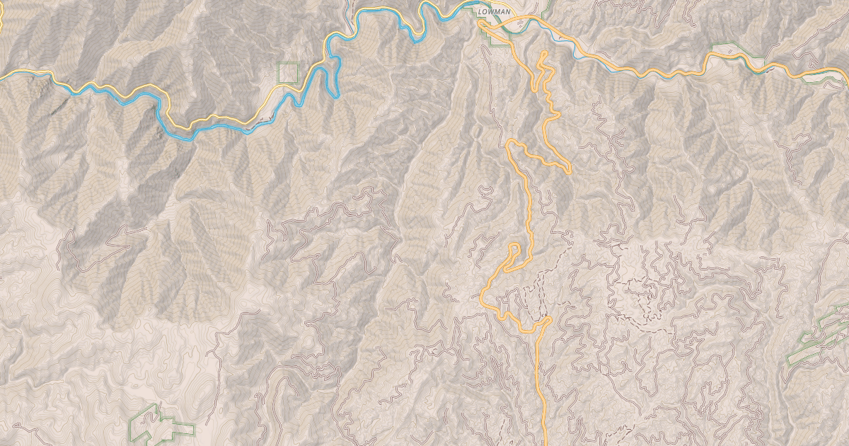 Map preview of Edna/rock Creek