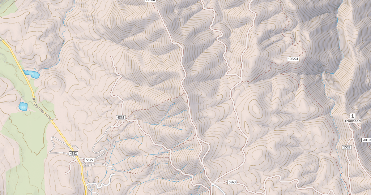 Map preview of FOOTMAN RIDGE EXTENSION