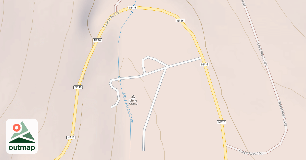 Map of LITTLE CRANE CG ROAD MRS