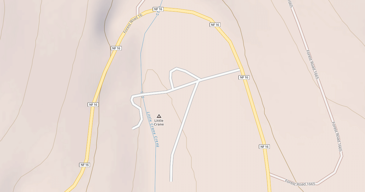 Map preview of LITTLE CRANE CG ROAD MRS