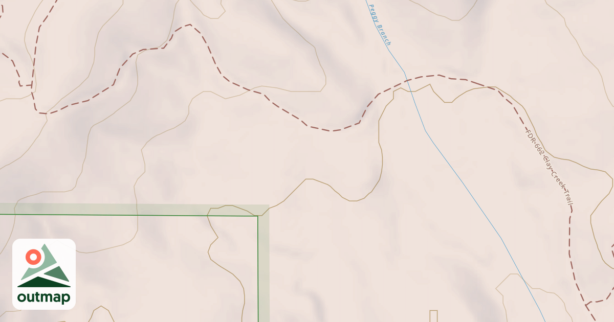 Map of Fdr-662a Clay Creek Trail