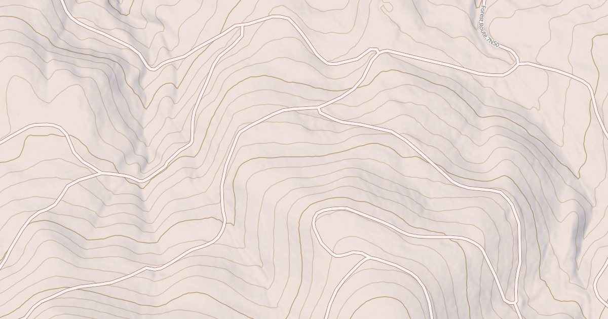 Map preview of USFS Motor Vehicle Use Map Roads {37ED2B65-7F44-409A-92C9-C4DB3F9C3F13}