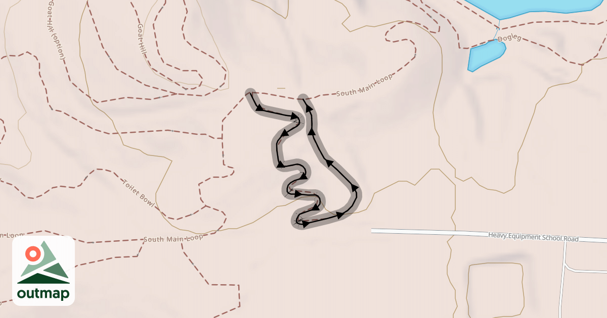 Map of Slalom Course