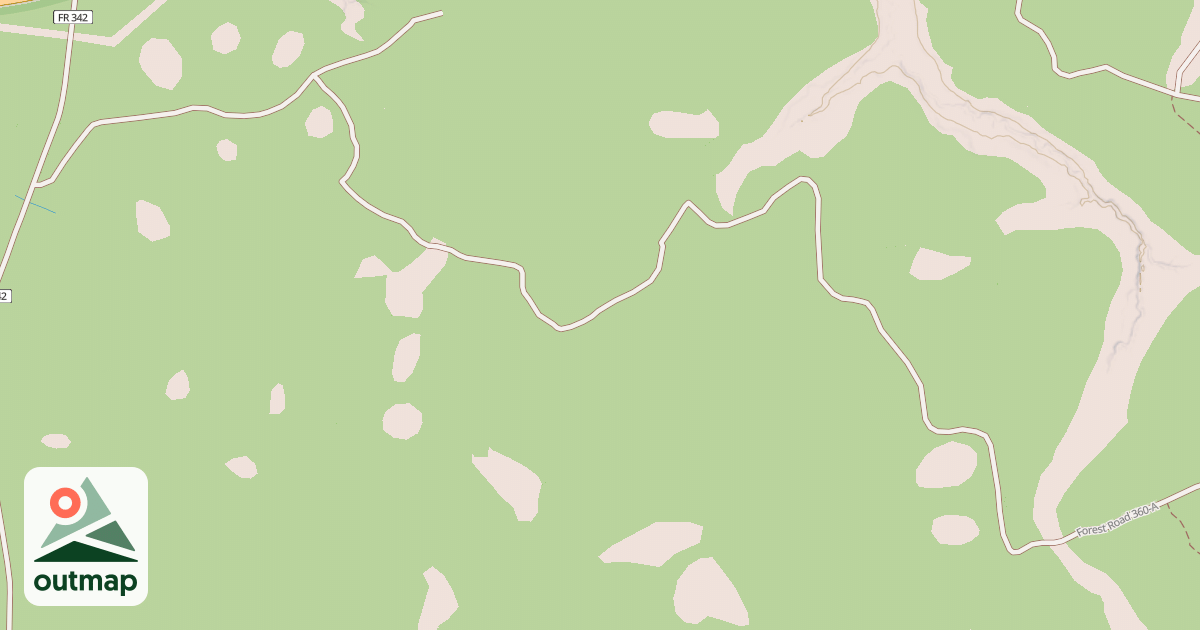 Map of USFS Motor Vehicle Use Map Roads {5DAF6DE4-3893-4163-904F-1AA6DCB1952A}