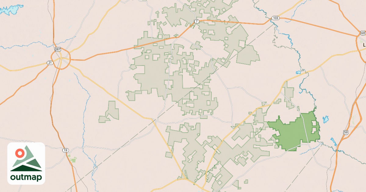 Map of NORTH TADMOR