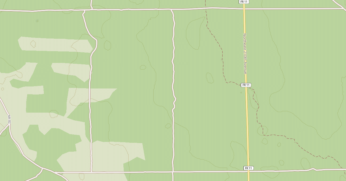 Map preview of USFS Motor Vehicle Use Map Roads {293AFA7E-B281-483F-BE62-B823E7DF75C8}