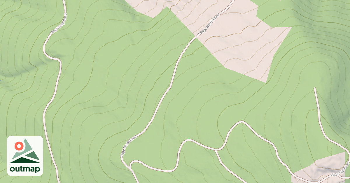 Map of PAGE NORTH