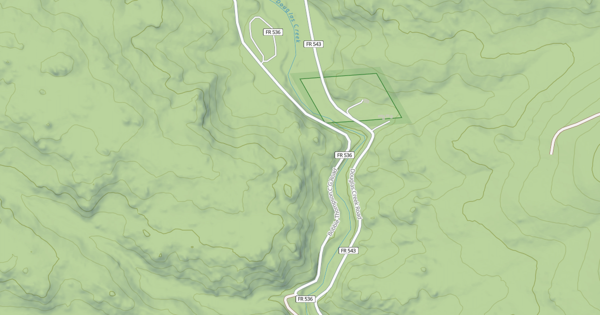 Map preview of BOBBIE THOMPSON C G