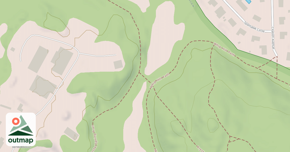 Map of Crystal Spring Trail