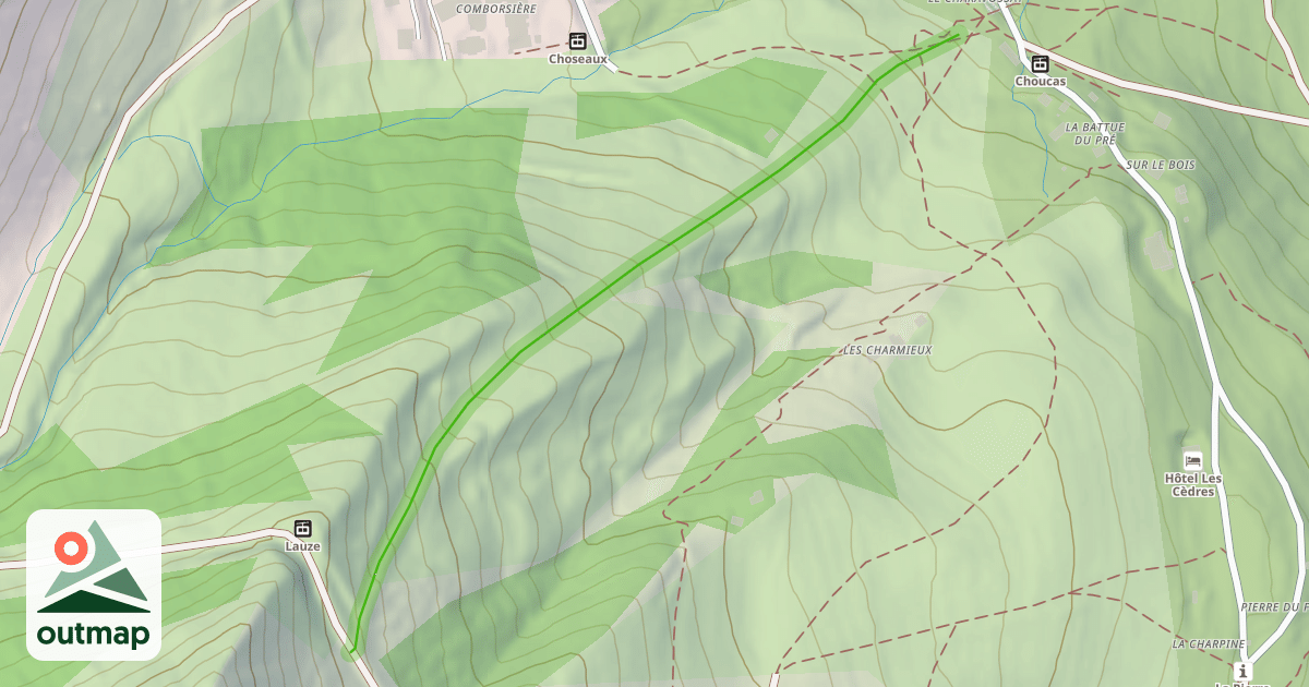 Map of Bleuets