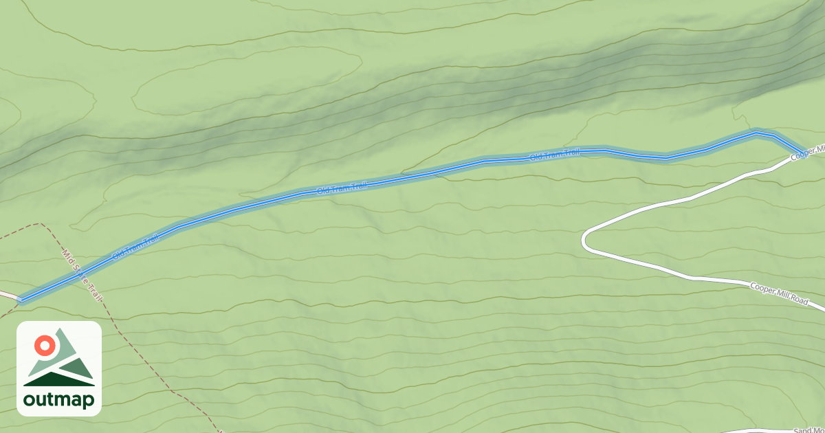 Map of Old Tram Trail