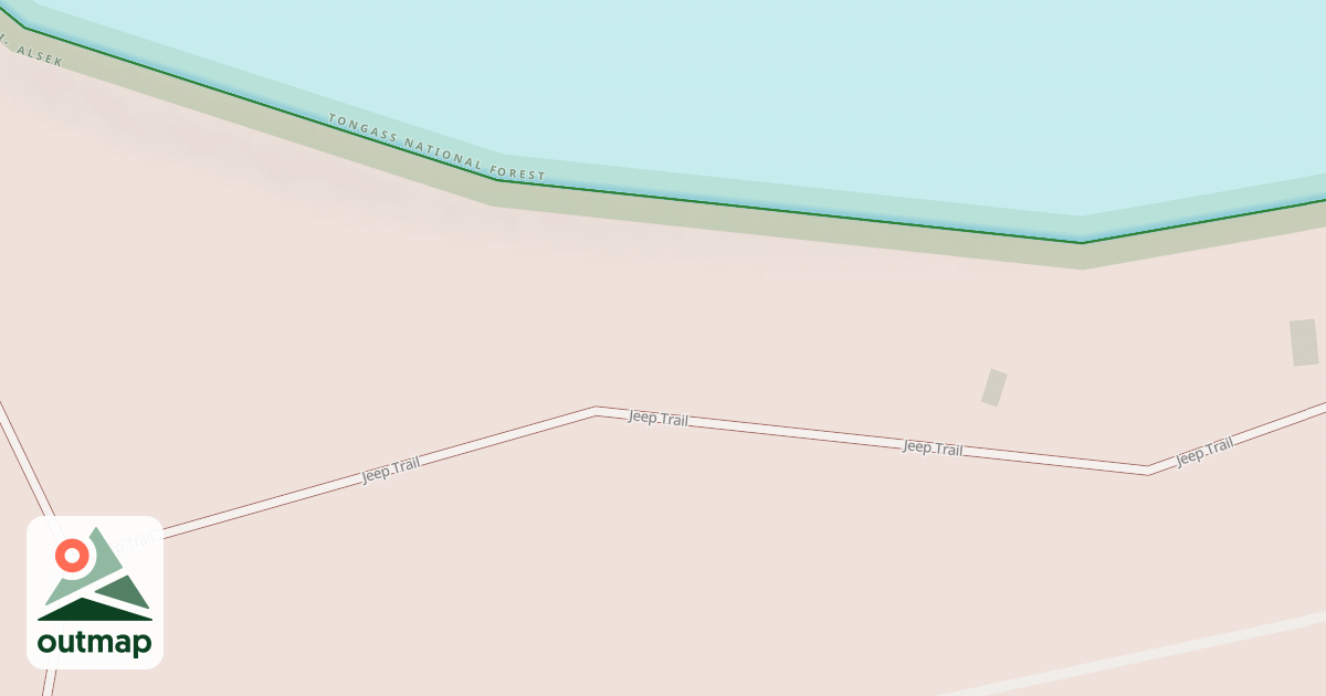 Map of Takeout Trail - Airstrip Cutoff Trail