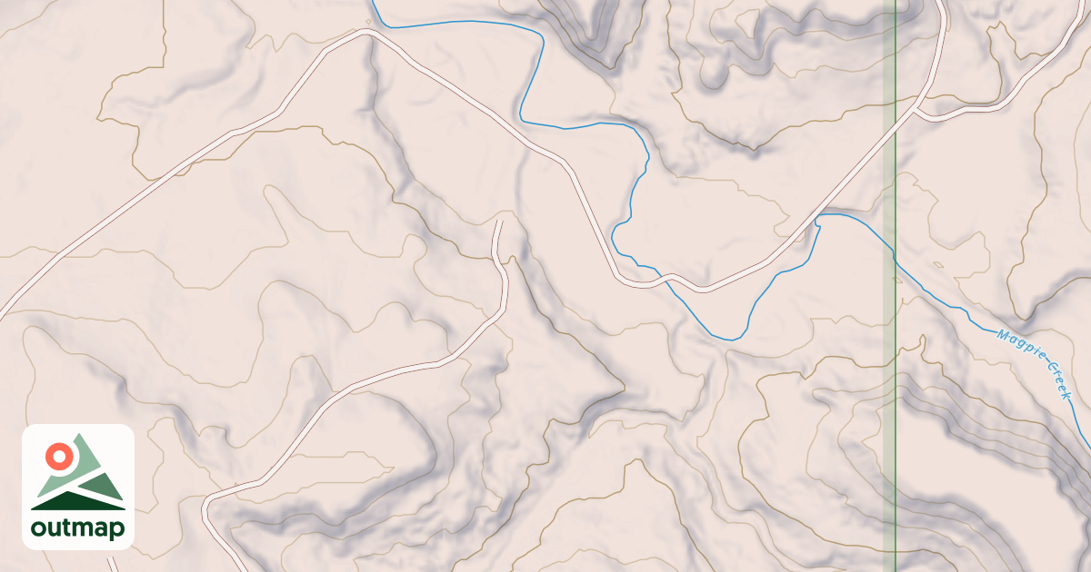 Map of (FDR) UPPER MAGPIE CROSSING