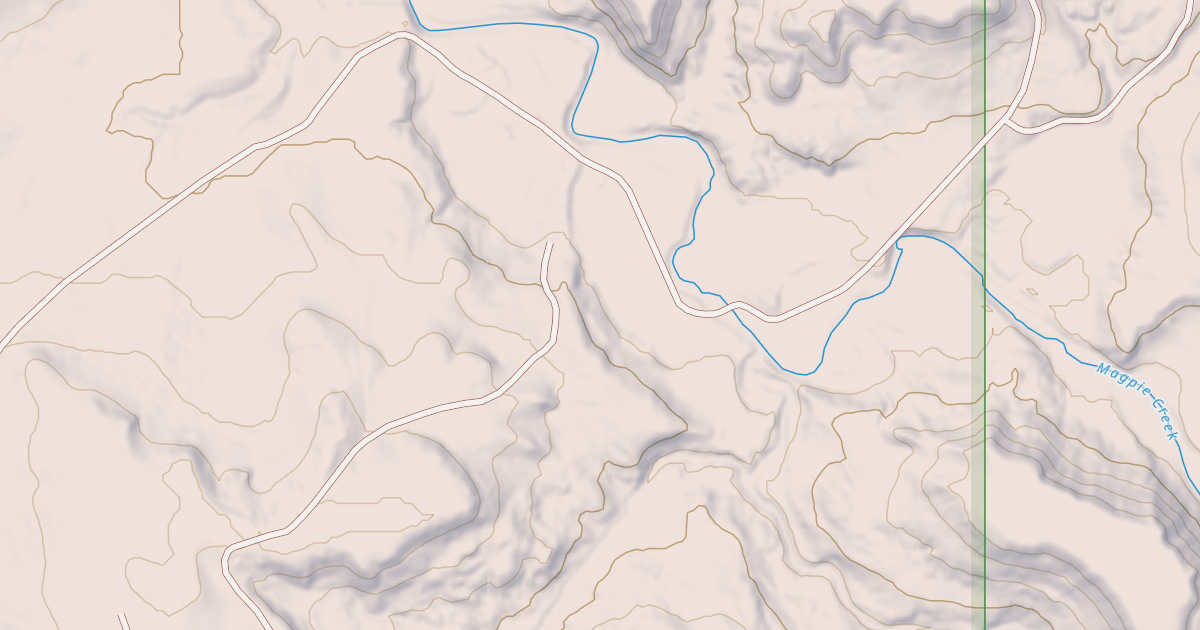 Map preview of (FDR) UPPER MAGPIE CROSSING