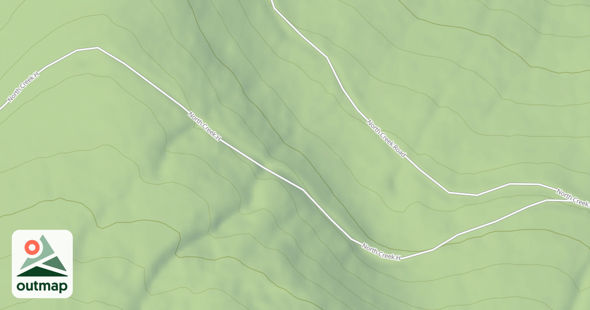 Map of NORTH CREEK H