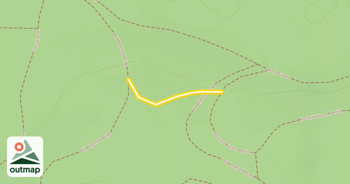 Map of Luge Cutoff