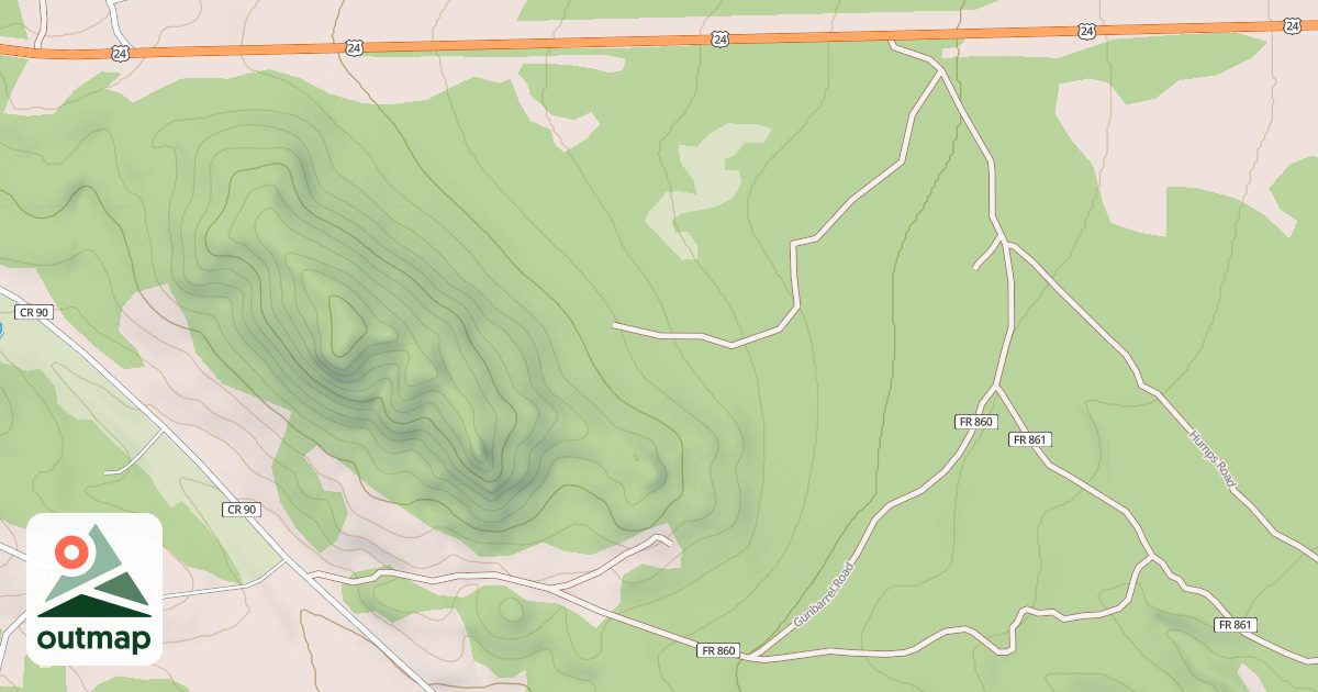 Map of GUNBARREL