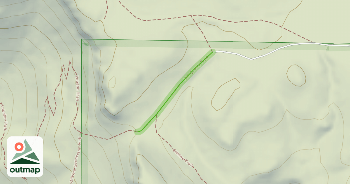 Map of Old Quarry Trail