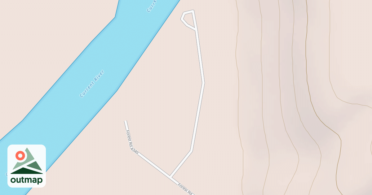 Map of DEER LEAP REC AREA SPUR B