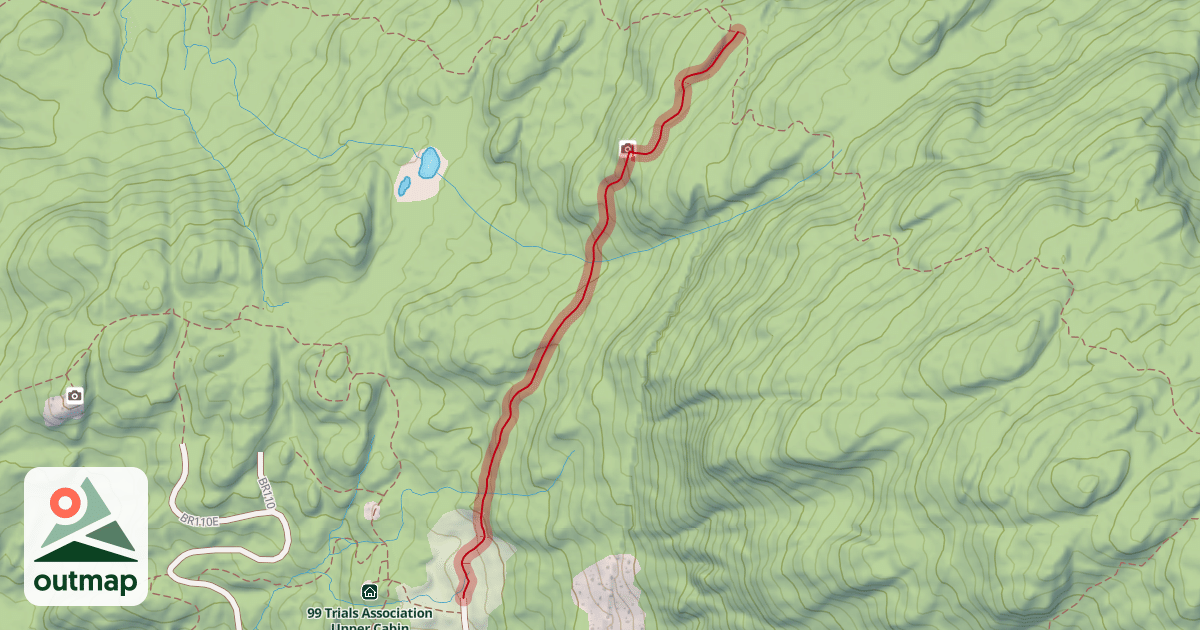 Map of Goat Ridge Connector