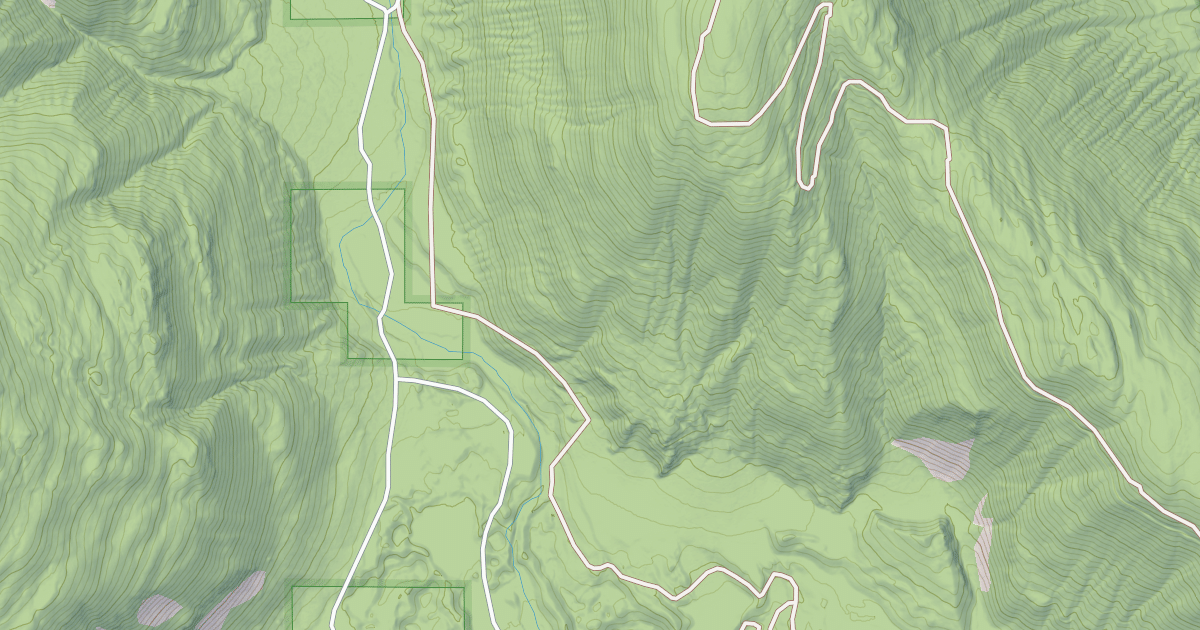 Map preview of LOWER BORDER MOUNTAIN