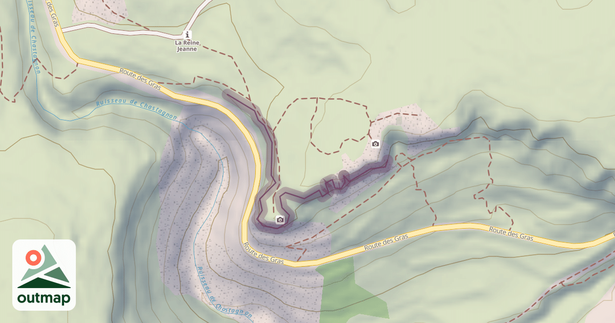 Map of La tour