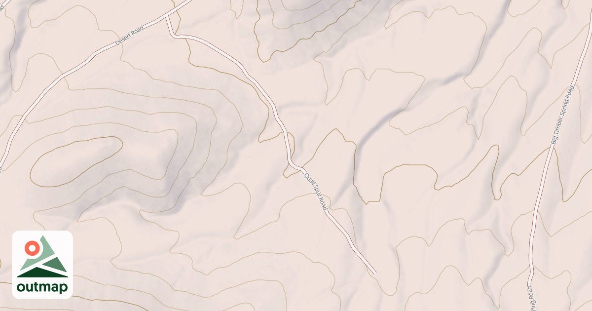 Map of QUAIL SPUR ROAD