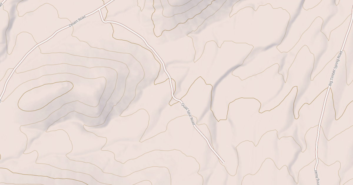Map preview of QUAIL SPUR ROAD