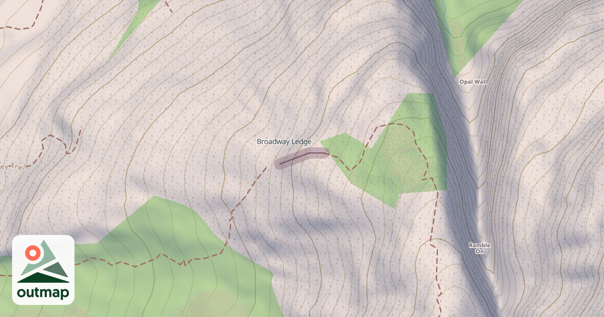 Map of Boomstick Crack