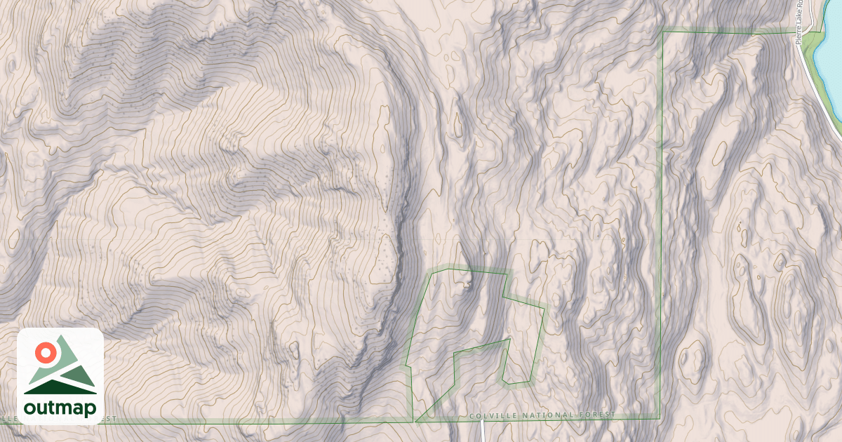 Map of FIRST THOUGHT LOOKOUT