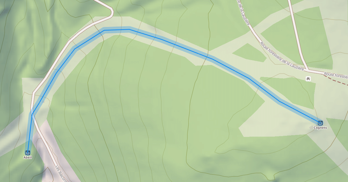 Map preview of Les Cognets