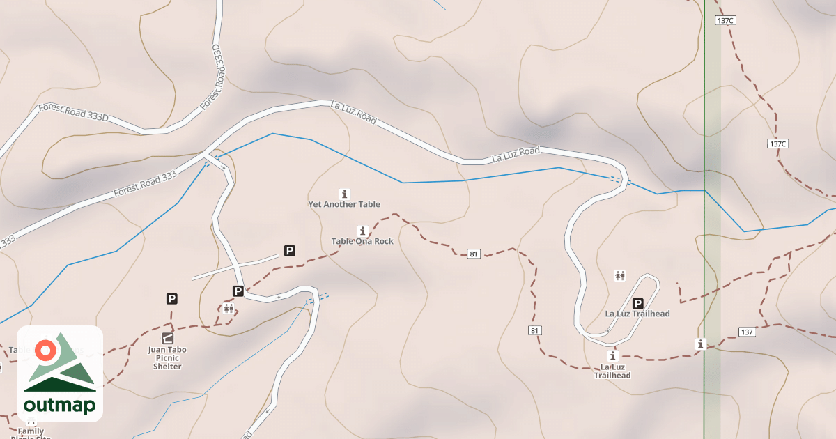 Map of LA LUZ
