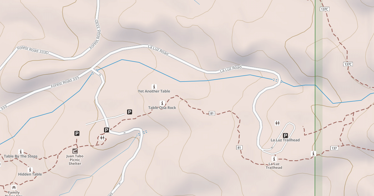 Map preview of LA LUZ