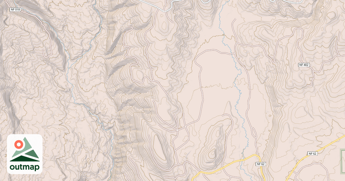 Map of USFS Motor Vehicle Use Map Roads {119587BF-FF18-4F03-B47F-8DAD698D700D}