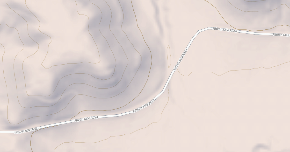 Map preview of FIFTEEN MILE