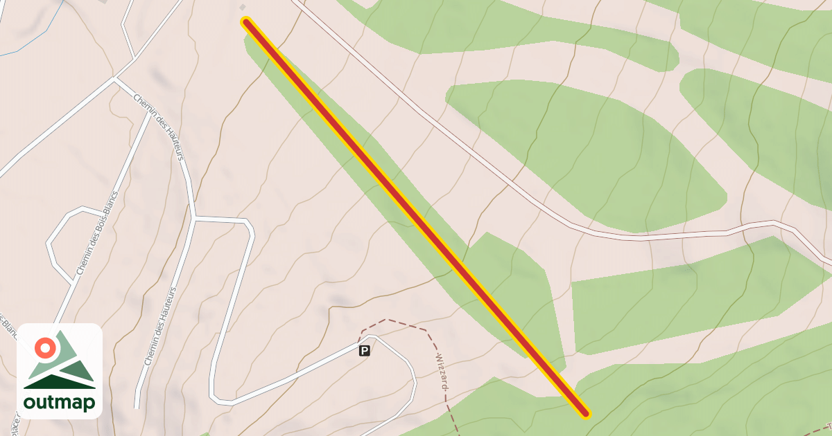 Map of F - T-Bar Piedmont