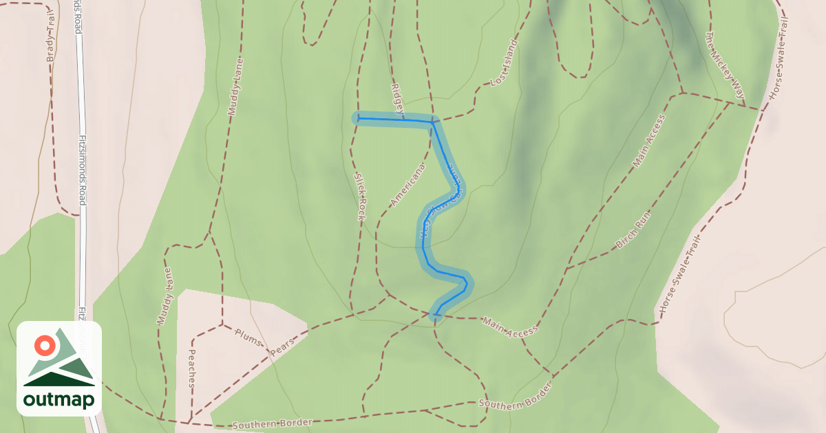 Map of Very Slow Car Lane