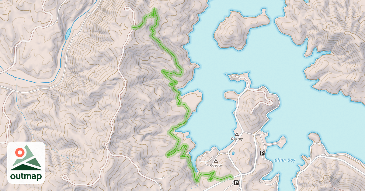 Map of Rocky Trail