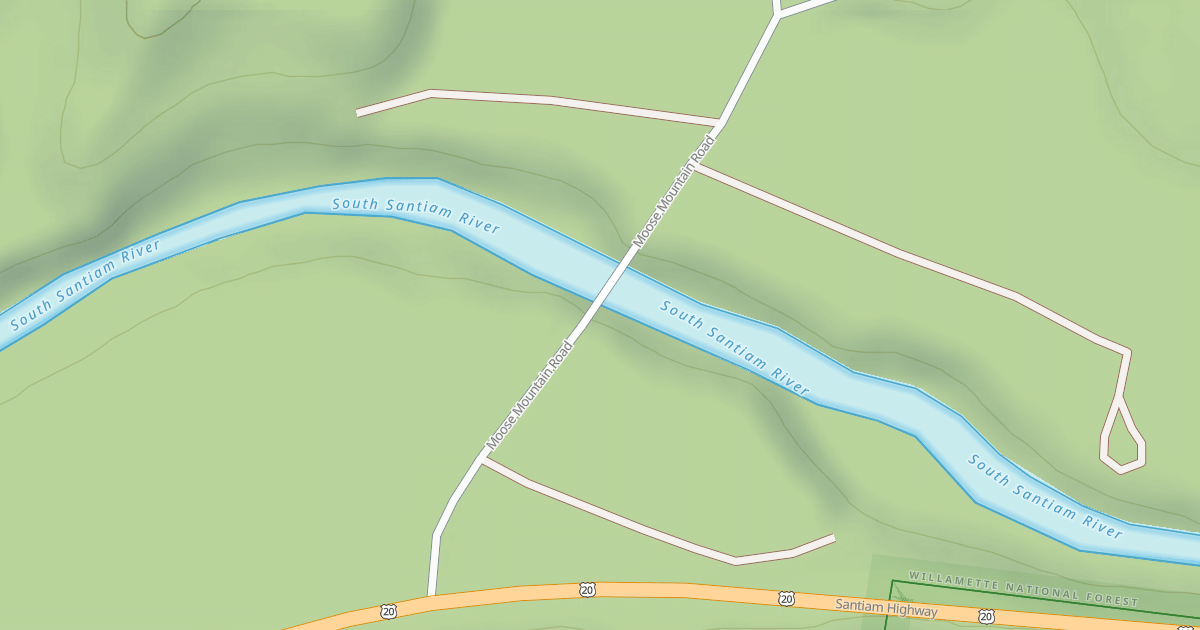 Map preview of MOOSE MOUNTAIN RD