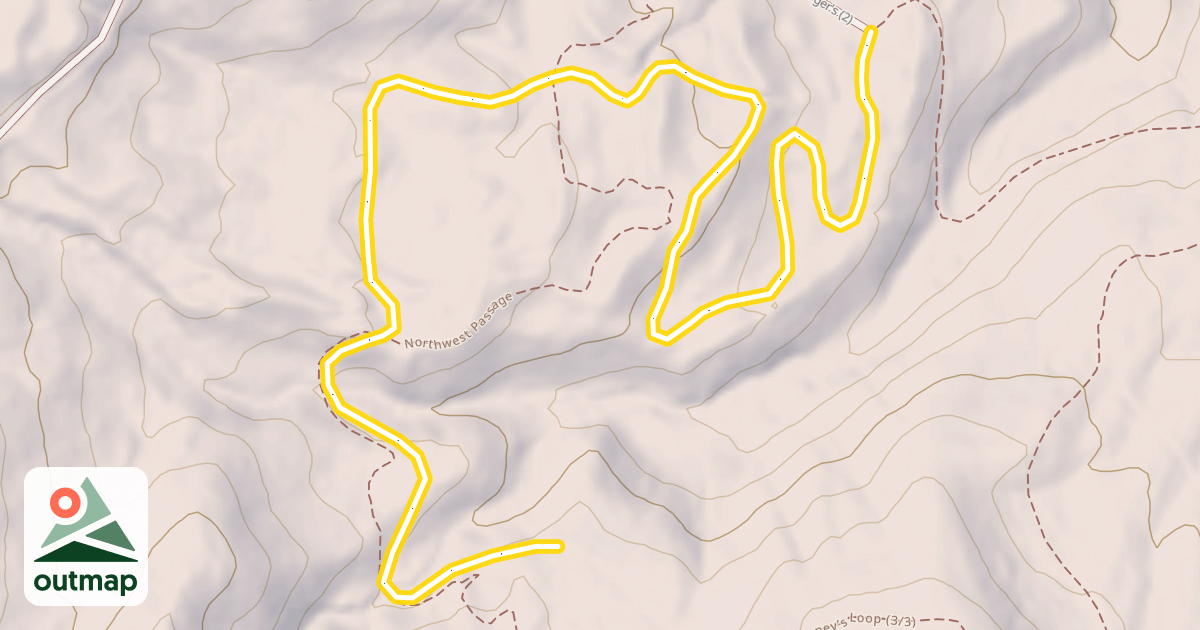 Map of Brackett Creek Trail