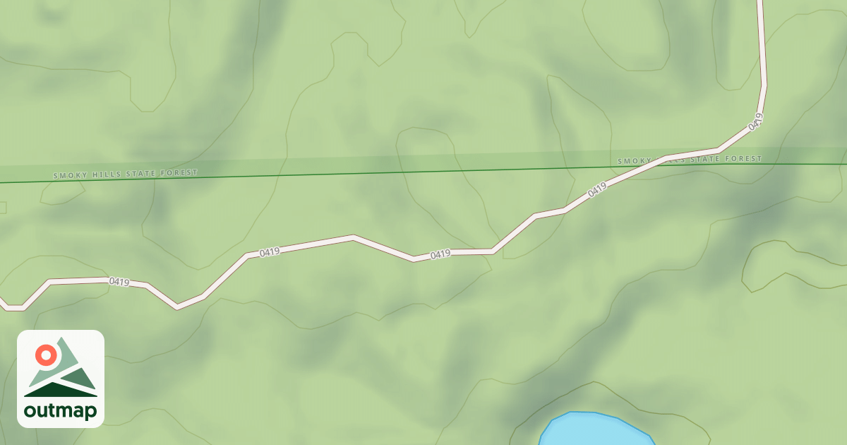 Map of Smoky Hills