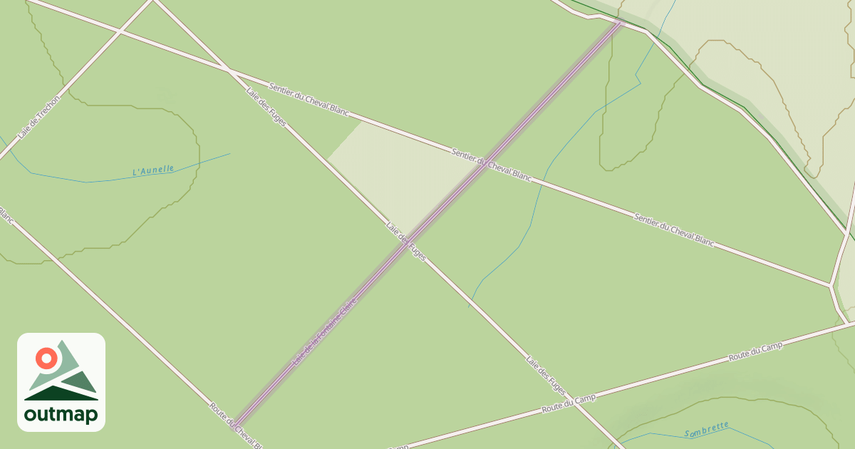 Map of Laie de la Fontaine Claire