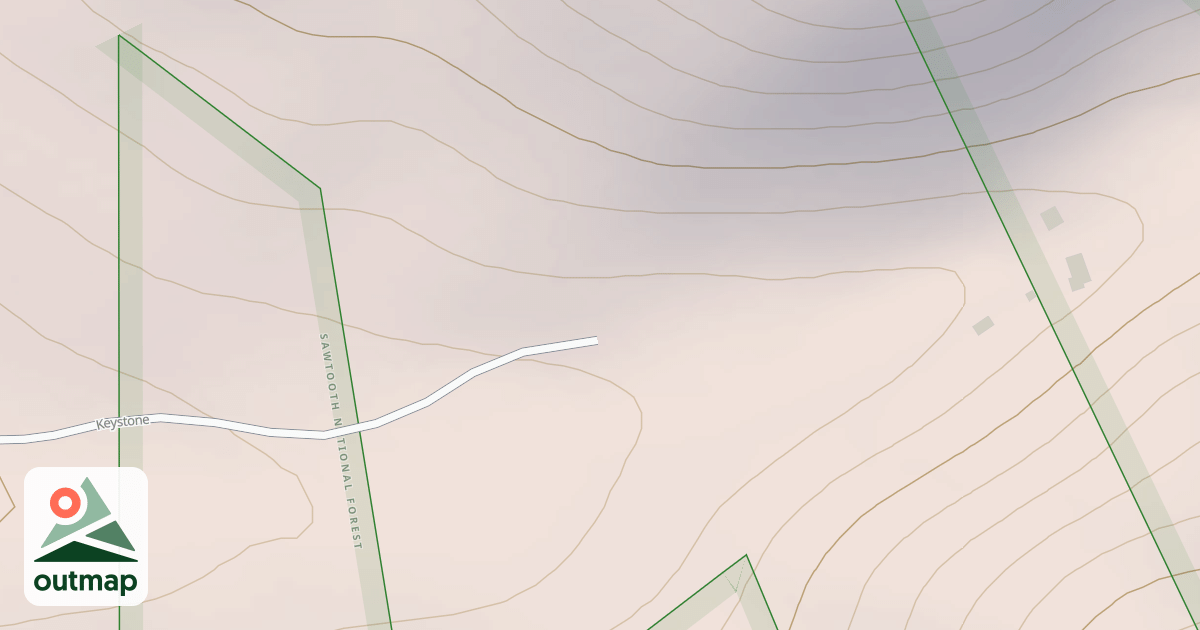 Map of KEYSTONE GULCH