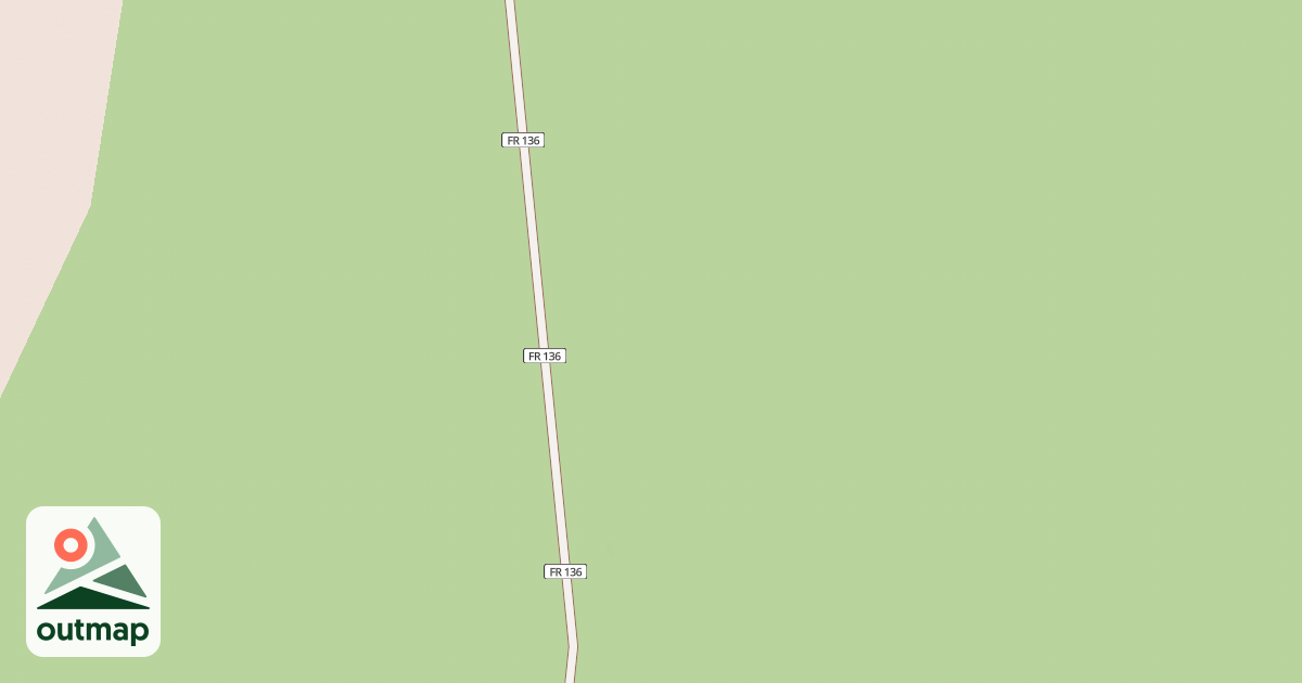 Map of FR 136M