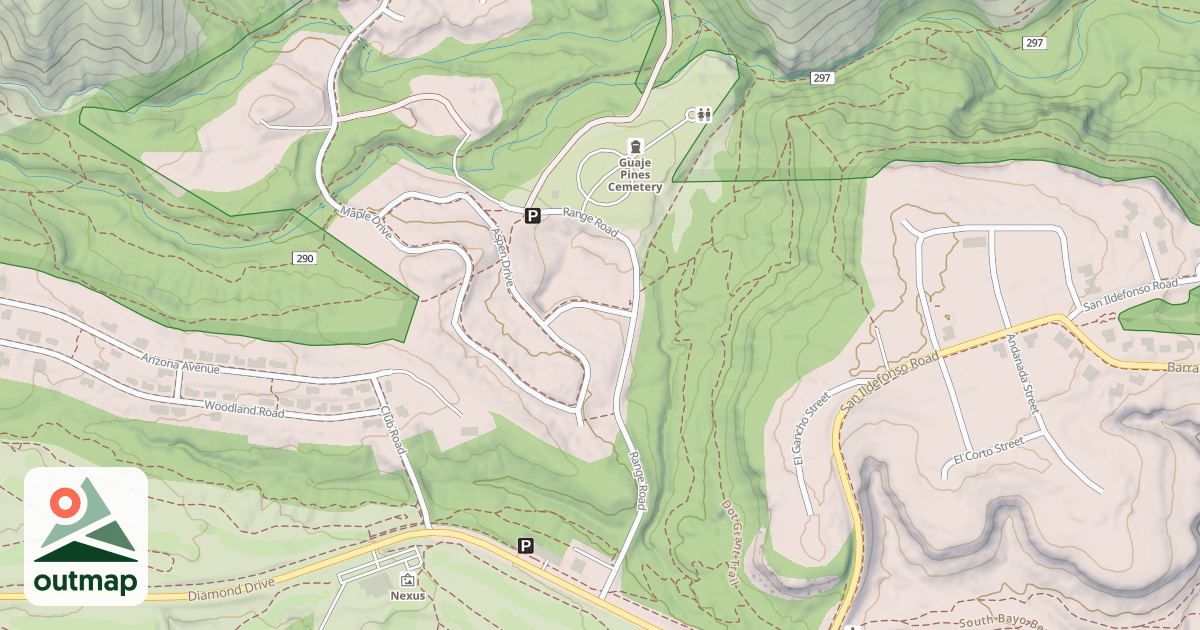 Map of GUAJE CANYON